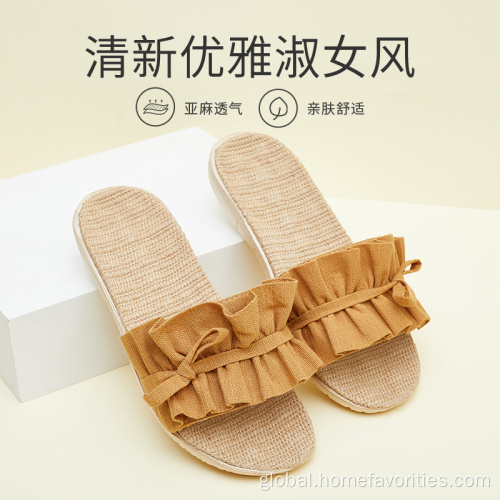 Summer Slippers Women Flat Casual Soft Open Toe Anti-Slip Slippers Manufactory